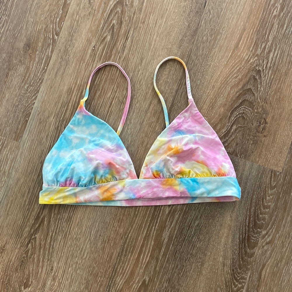 Tie die bra top